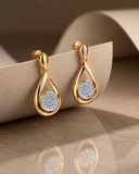 Lab Grown Diamond Teardrop Drop Earrings — Carat Hills