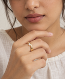 Lab Grown Diamond Pear Twist Ring — Carat Hills