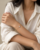 Moonstone Oval Bezel Bracelet — Carat Hills