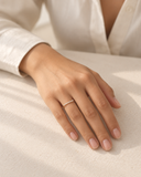 Lab Grown Diamond Pave Bar Ring — Carat Hills