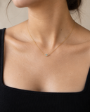 Blue Topaz Evil Eye Pendant — Carat Hills
