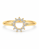 Lab Grown Diamond Sun Ring — Carat Hills
