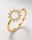 Lab Grown Diamond Sun Ring — Carat Hills