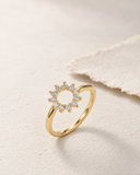 Lab Grown Diamond Sun Ring — Carat Hills