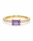 Amethyst Baguette Eternity Ring — Carat Hills