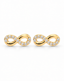 Lab Grown Diamond Infinity Studs — Carat Hills