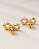 Lab Grown Diamond Infinity Studs — Carat Hills