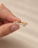 Lab Grown Diamond Marquise Bar Ring — Carat Hills