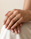 Lab Grown Diamond Curve Pave Ring — Carat Hills