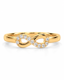 Lab Grown Diamond Infinity Knot Ring — Carat Hills