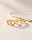 Lab Grown Diamond Infinity Knot Ring — Carat Hills
