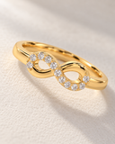 Lab Grown Diamond Infinity Knot Ring — Carat Hills