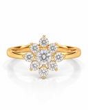 Lab Grown Diamond Flower Cluster Ring — Carat Hills