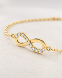 Lab Grown Diamond Infinity Bracelet — Carat Hills