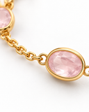 Rose Quartz Station Bracelet — Carat Hills