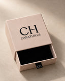 Carat Hills signature gift box - blush drawer box with black velvet interior