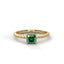 Strength rope ring emerald