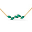 Confident marquise necklace emerald