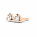 Empower solitaire stud earring diamond