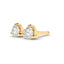 Empower solitaire stud earring diamond