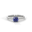 Strength rope ring sapphire