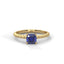 Strength rope ring sapphire