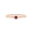Empower solitaire ring ruby