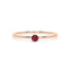 Empower solitaire ring ruby