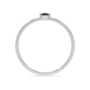 Empower solitaire ring ruby