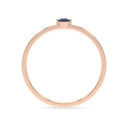 Empower solitaire ring sapphire