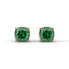 Strength 1ct cushion cut studs emerald