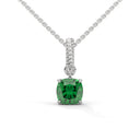 Strength rope necklace emerald