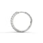 Calm half eternity hoops diamond