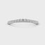 Love floating diamond curve ring