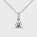 Strength rope necklace diamond
