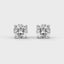 Strength 1ct cushion cut studs diamond