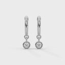 Fearless bezel hoops diamond