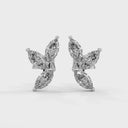 Confident marquise stud earrings diamond