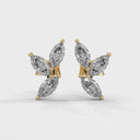 Confident marquise stud earrings diamond