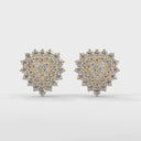 Dazzling Heart Earring Diamond