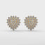 Dazzling Heart Earring Diamond