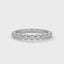 Bezel half diamond ring band