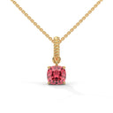 Strength rope necklace ruby