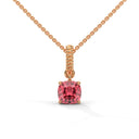 Strength rope necklace ruby