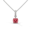 Strength rope necklace ruby