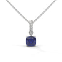 Strength rope necklace sapphire