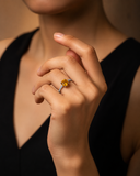 Amethyst Solitaire Ring